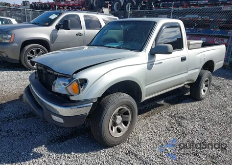 2004 Toyota Tacoma Prerunner из США, поврежденный, VIN 5TENM92N94Z447861